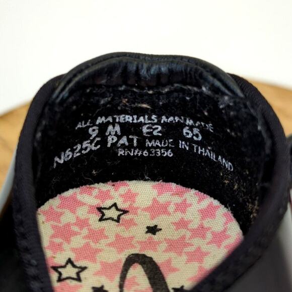 Capezio Jr. Tyette Tap Shoe - Child N625C Shiny Black Patent Size 9M Toddler - Picture 8 of 10